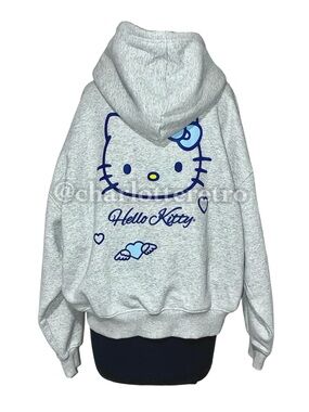 Hello Kitty x Forever 21 • Front Zip Fleece Jacket w Hood
